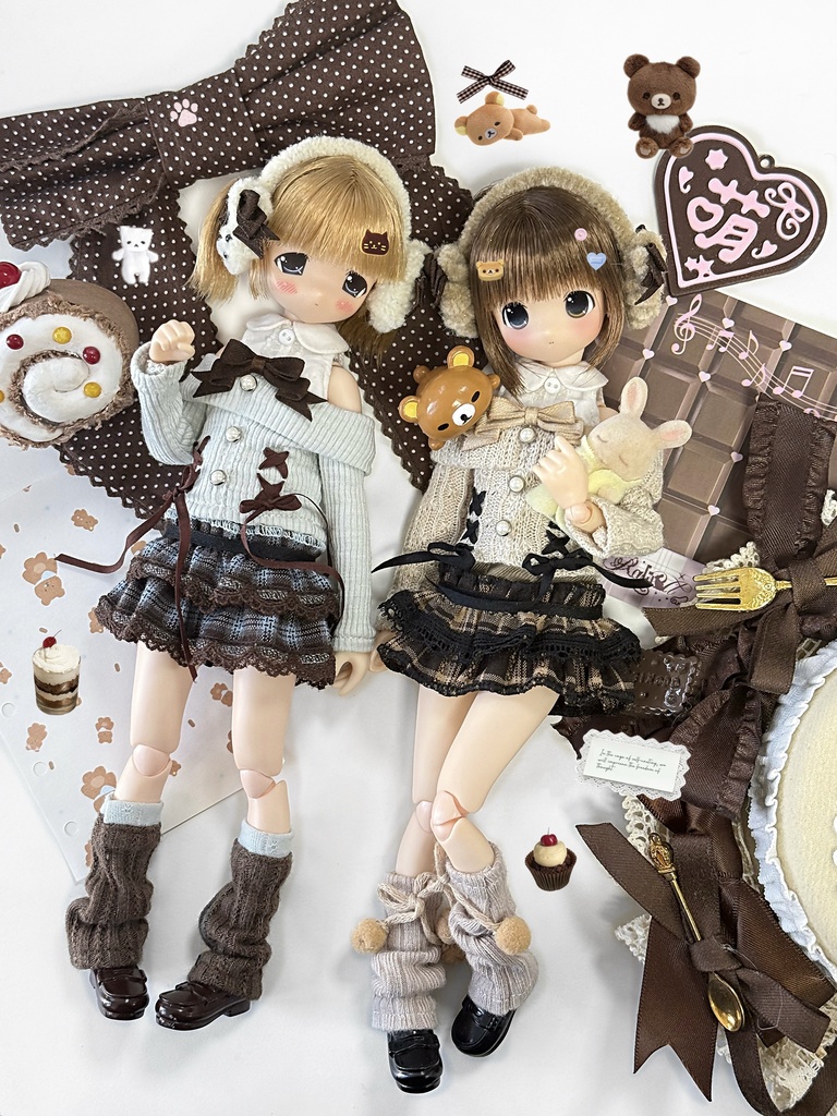 「限定受注」꒰キャラメルベア🧸꒱「1/3 · 1/4 · 1/6ドール服 AZONE/OF」