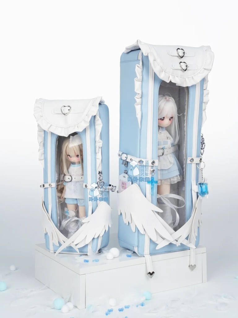 「受注」꒰白羽の夢匣꒱「BJD用バッグ, 1/6ドール, 1/4ドール」