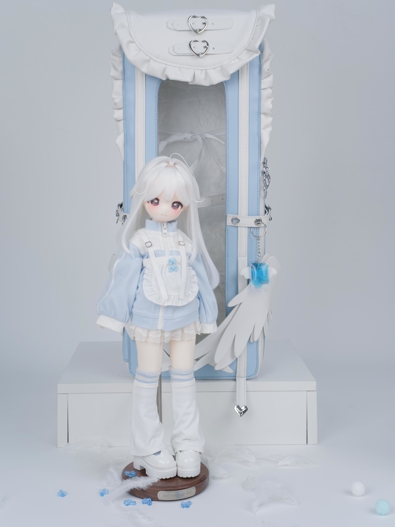 「受注」꒰白羽の夢匣꒱「BJD用バッグ, 1/6ドール, 1/4ドール」