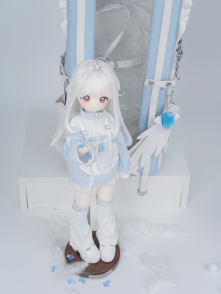 「受注」꒰白羽の夢匣꒱「BJD用バッグ, 1/6ドール, 1/4ドール」