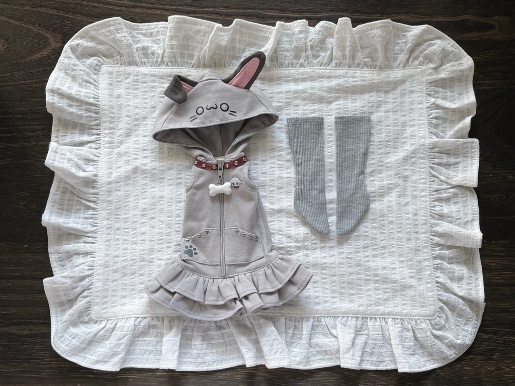 「受注」꒰わんわんいぬ🦴꒱「1/4ドール服 MDD/OF」