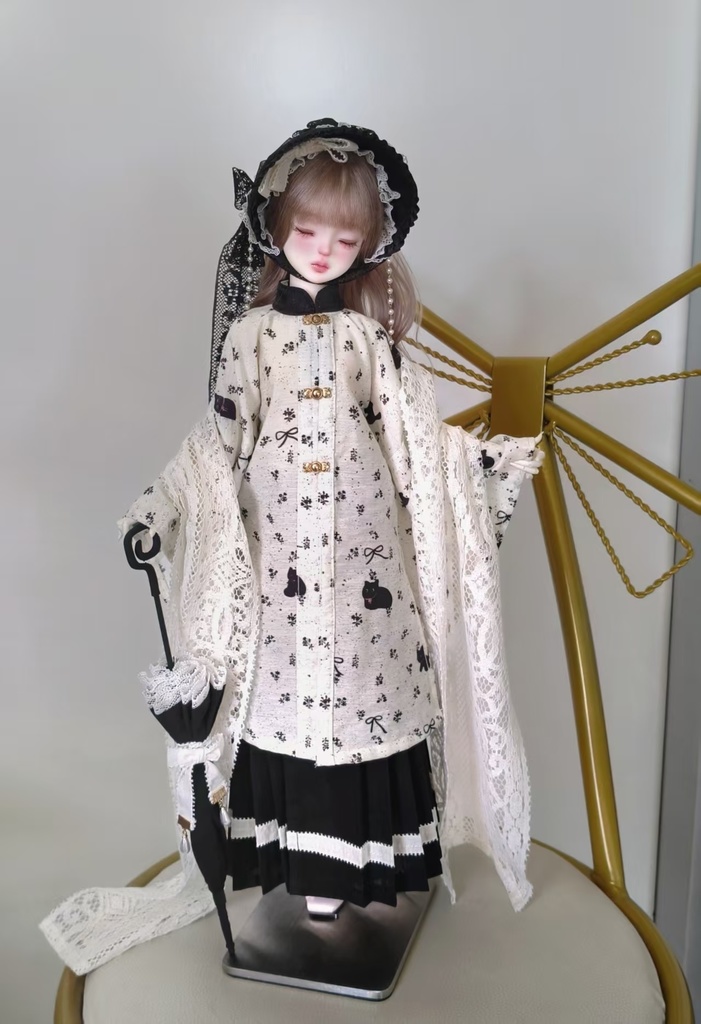 「受注」꒰青花꒱「1/4ドール服」