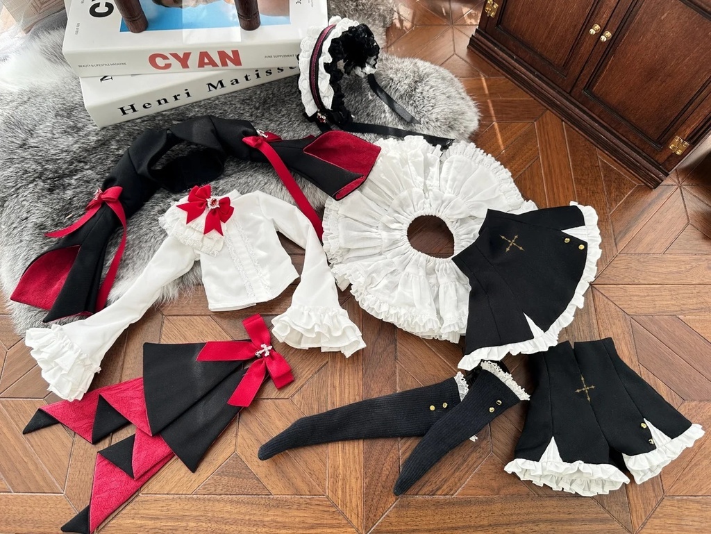 「受注」꒰永生の契約🖤꒱「1/4ドール服 MDD/OF」