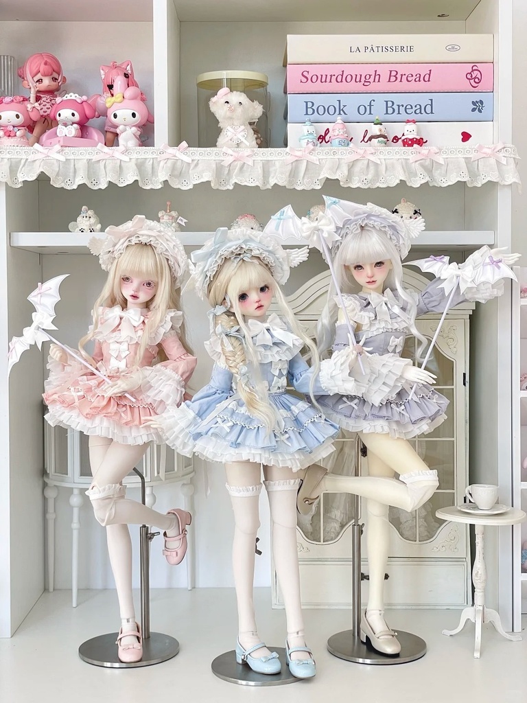 「受注」꒰天使の夢録꒱「1/4ドール服 MDD/OF」