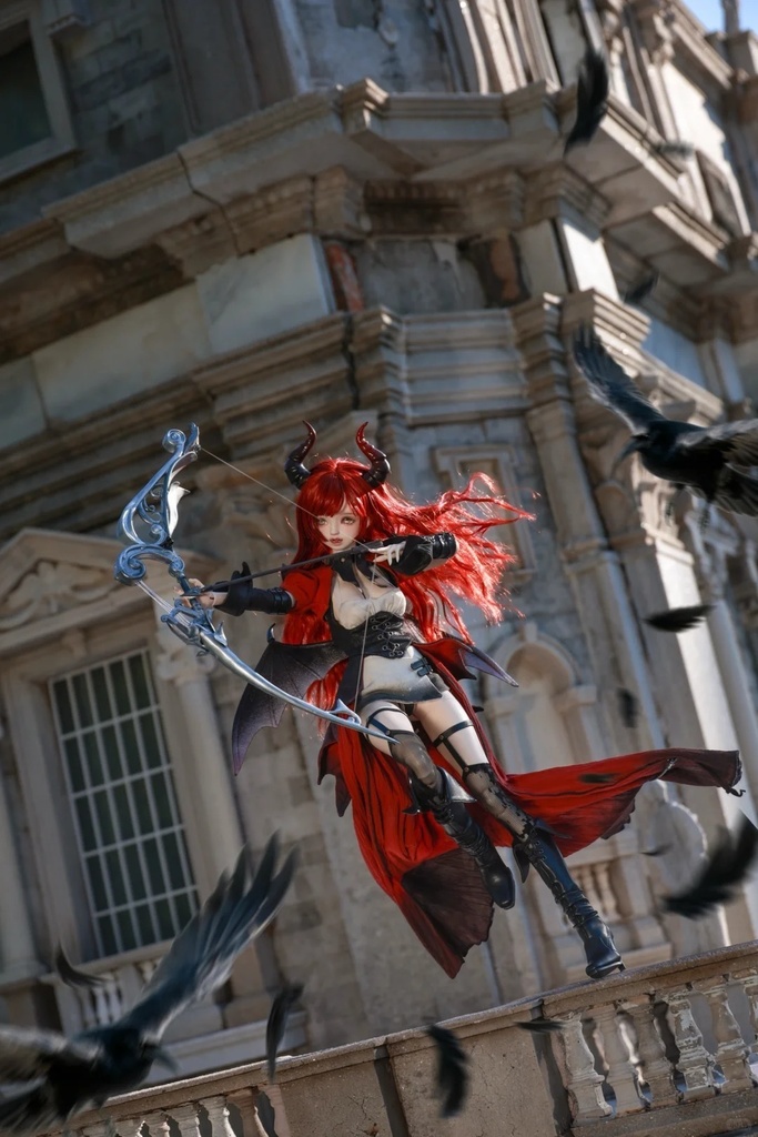 「受注」꒰禁忌の魔女꒱「1/4ドール服」