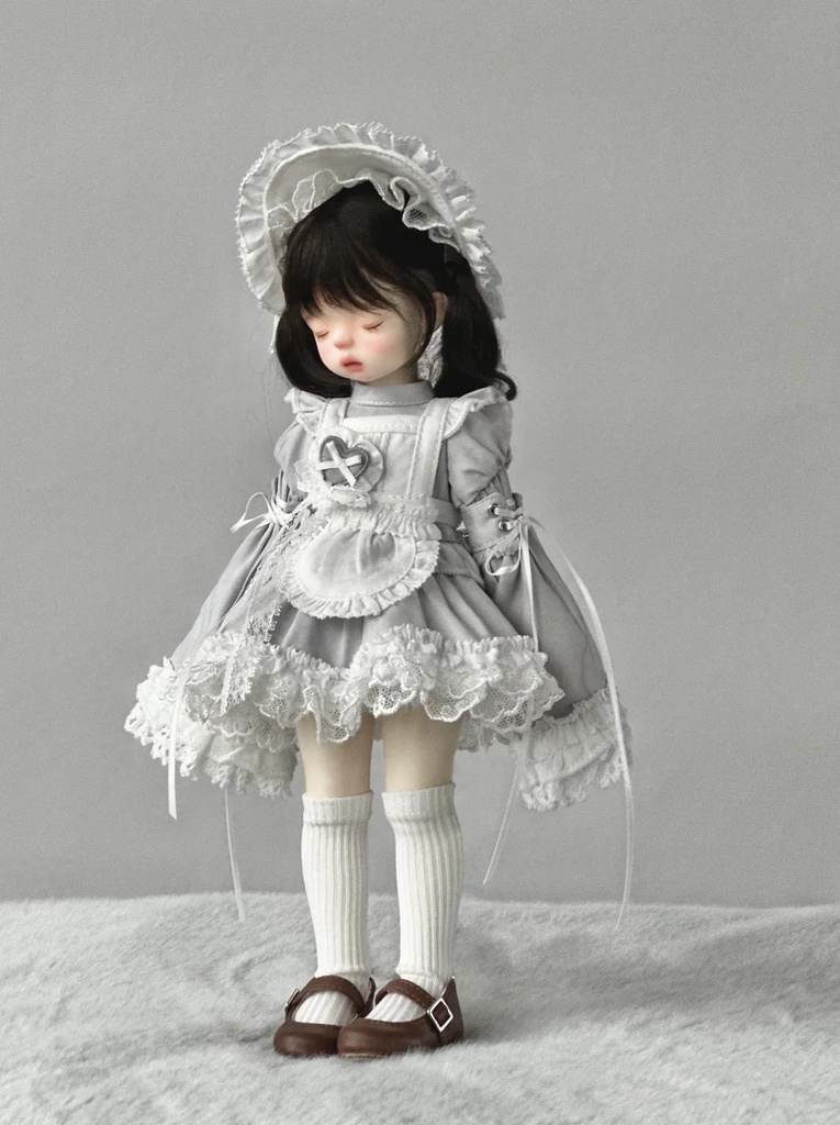 「受注限定」꒰ププヘビ🩶🤍꒱「1/6ドール服」