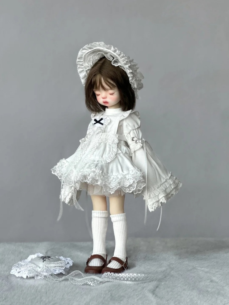 「受注限定」꒰ププヘビ🩶🤍꒱「1/6ドール服」