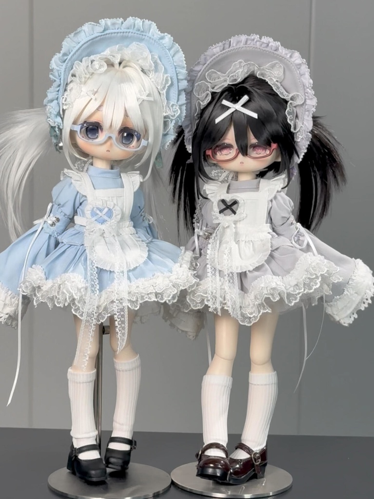 「受注限定」꒰ププヘビ🩶🤍꒱「1/6ドール服」