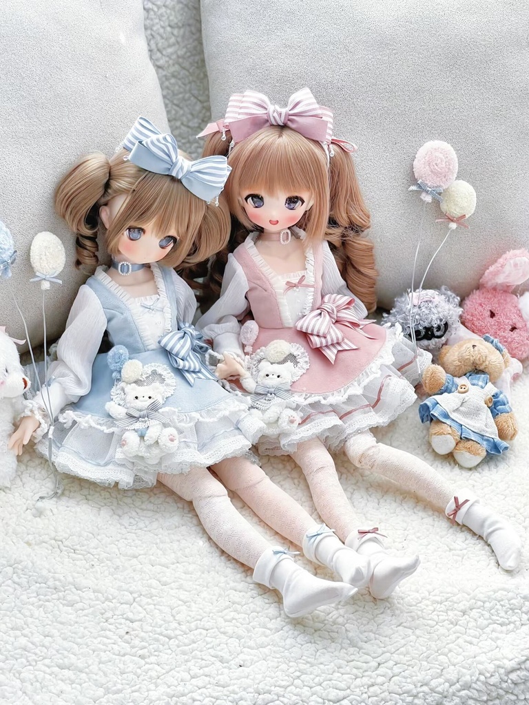 「受注」꒰くまくま楽園🧸꒱「1/4ドール服 MDD/OF」