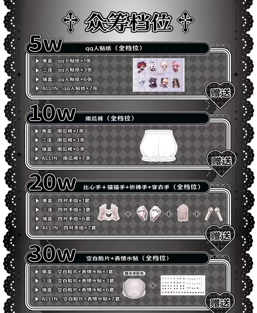 「受注」꒰心の暗面・悪女の審判꒱ 「1/6 BJD」ブラインドボックス