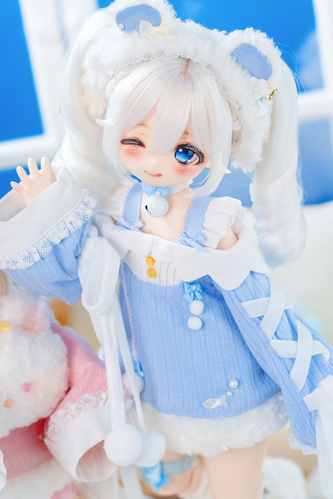 「受注」꒰冬眠くまちゃん꒱「1/4ドール MDD, KUMAKO/OF」