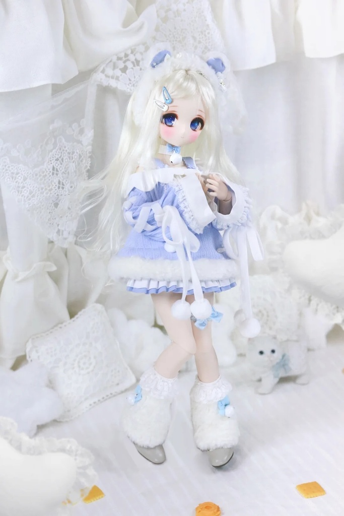 「受注」꒰冬眠くまちゃん꒱「1/4ドール MDD, KUMAKO/OF」