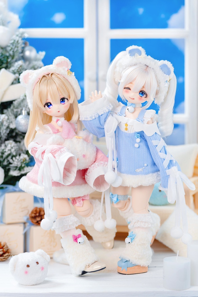 「受注」꒰冬眠くまちゃん꒱「1/4ドール MDD, KUMAKO/OF」