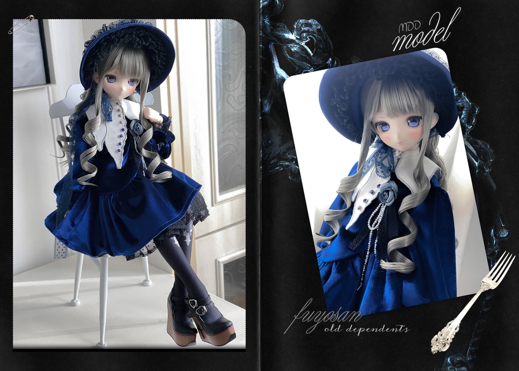 「通販」꒰旧き眷属꒱「1/4ドール服 MDD/OF」