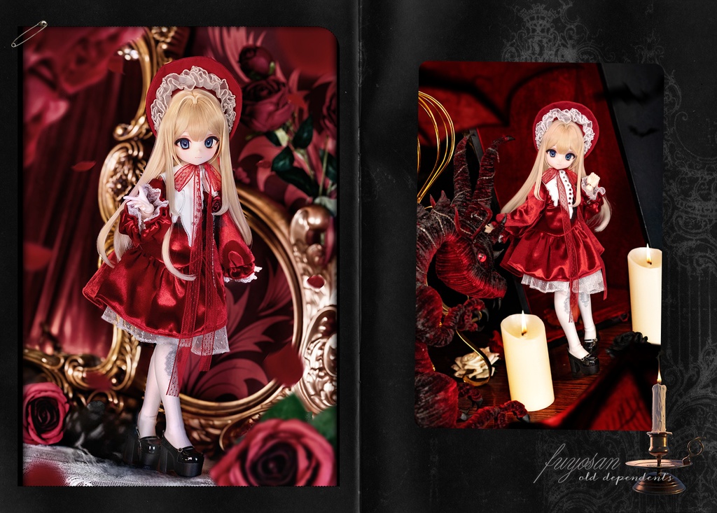 「通販」꒰旧き眷属꒱「1/4ドール服 MDD/OF」