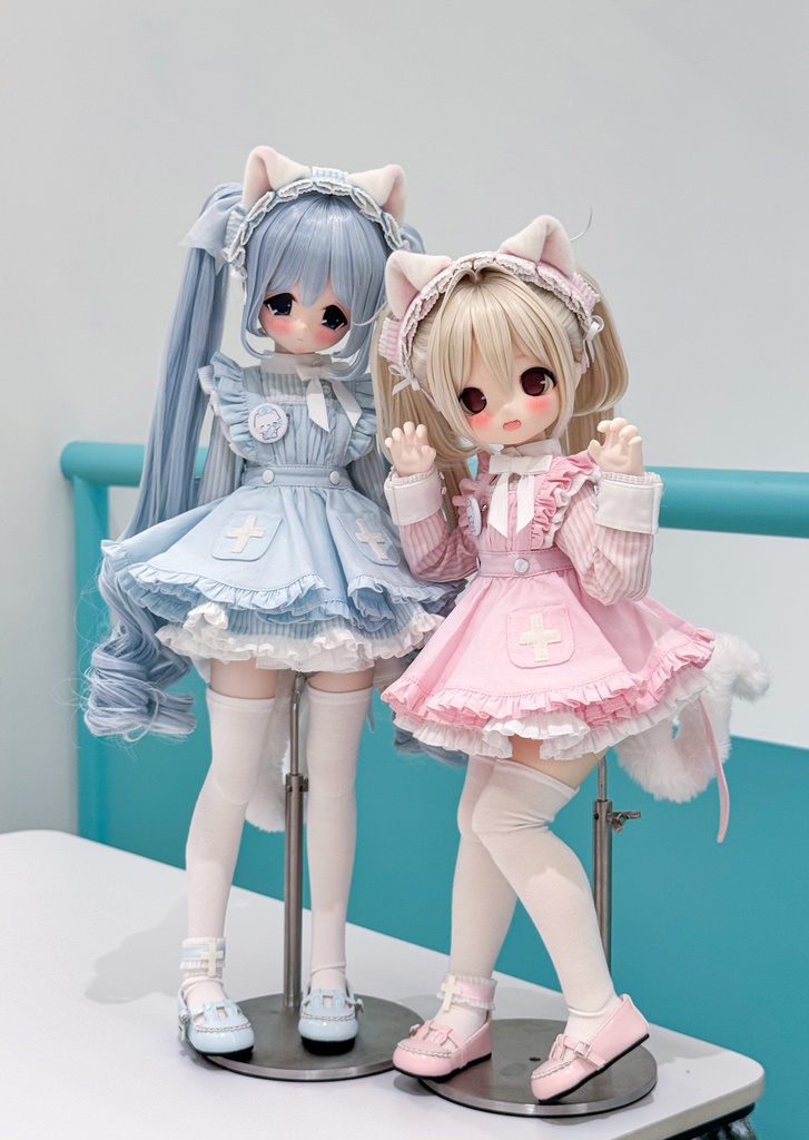 「受注」꒰十字ねこちゃん꒱「1/4ドール MDD, KUMAKO/OF」