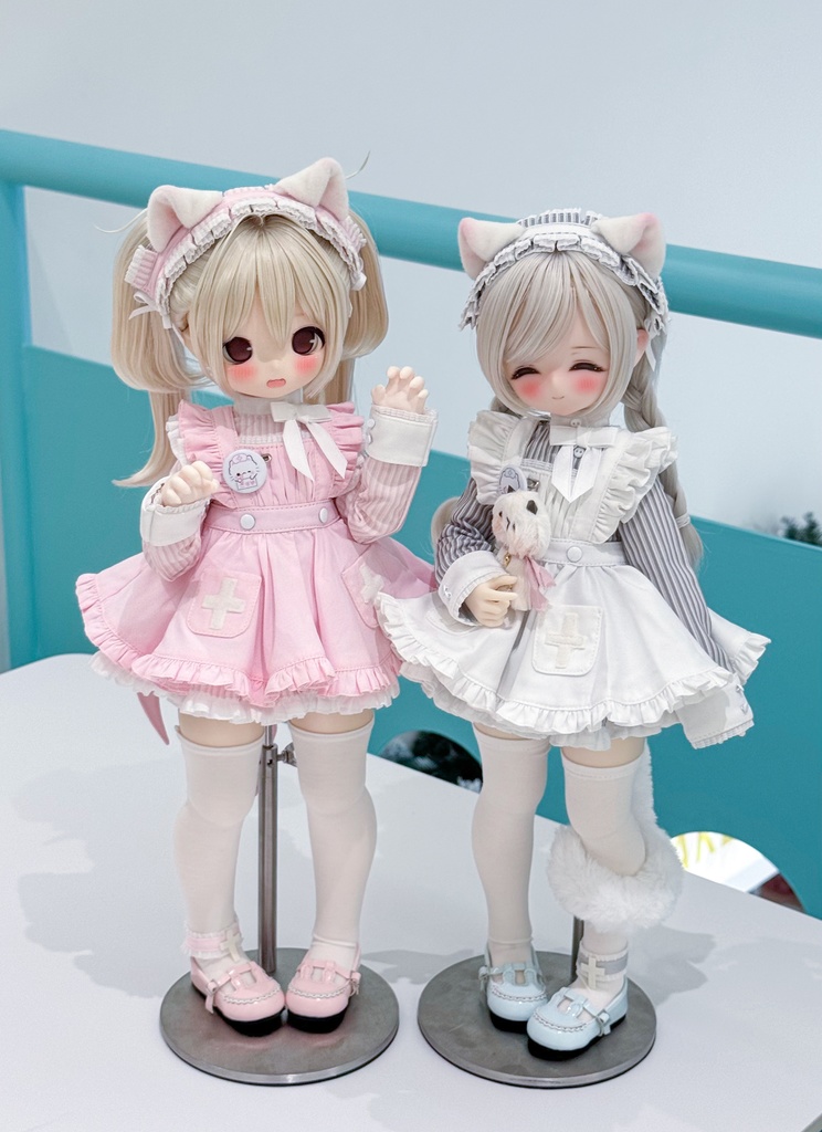 「受注」꒰十字ねこちゃん꒱「1/4ドール MDD, KUMAKO/OF」