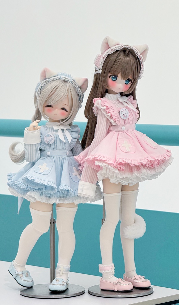 「受注」꒰十字ねこちゃん꒱「1/4ドール MDD, KUMAKO/OF」