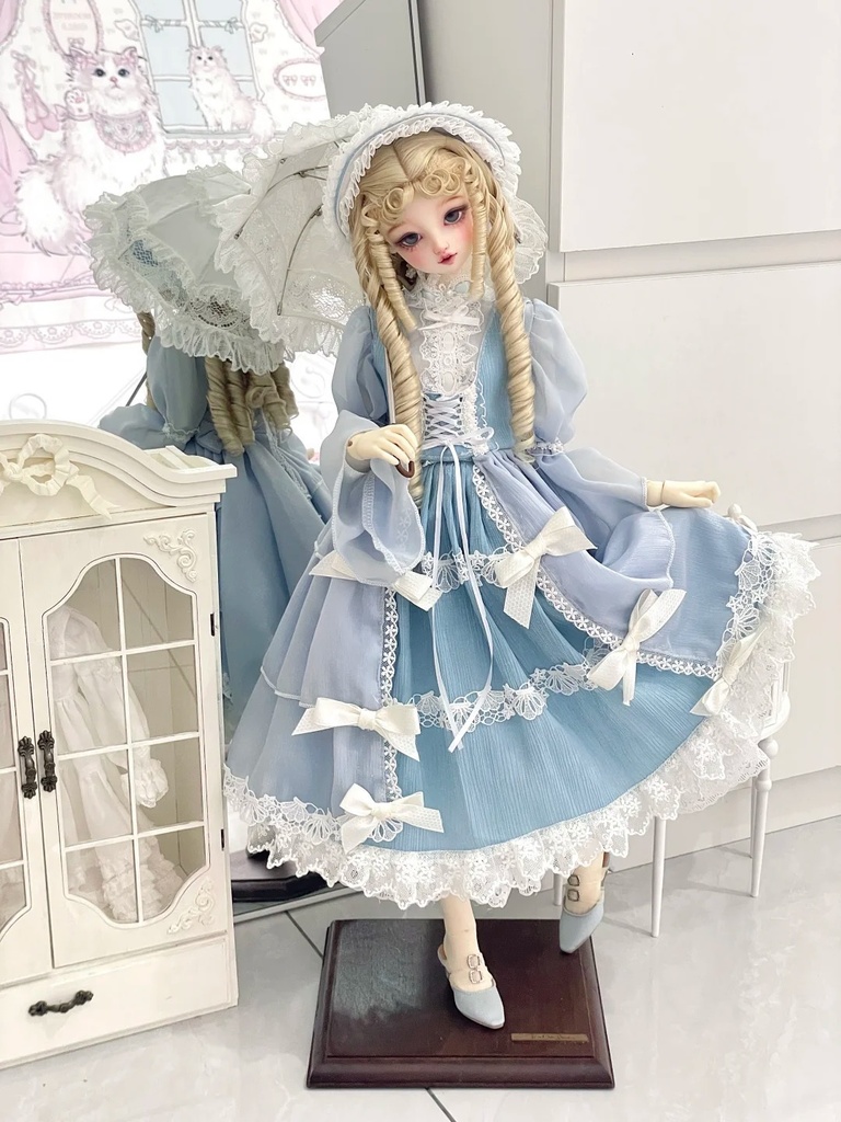 「受注」꒰花咲く祝福꒱「1/4ドール服」