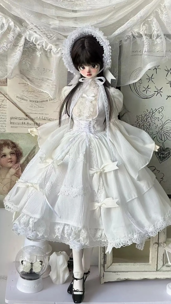 「受注」꒰花咲く祝福꒱「1/4ドール服」