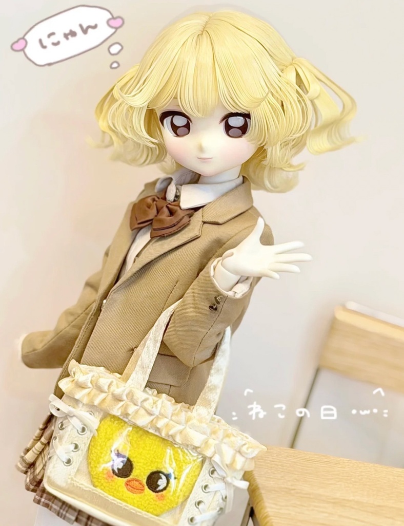 「通販」꒰ヤンデレネコ🐈⬛꒱「ドール用痛バッグ 」