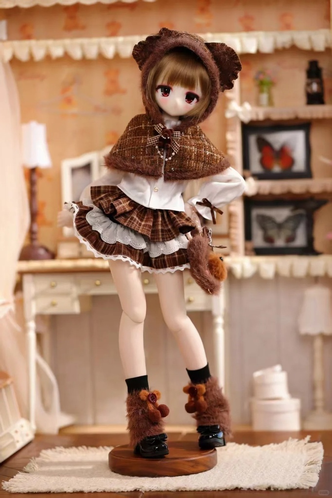 「受注」꒰チョコレートくま🧸꒱「1/4ドール服」