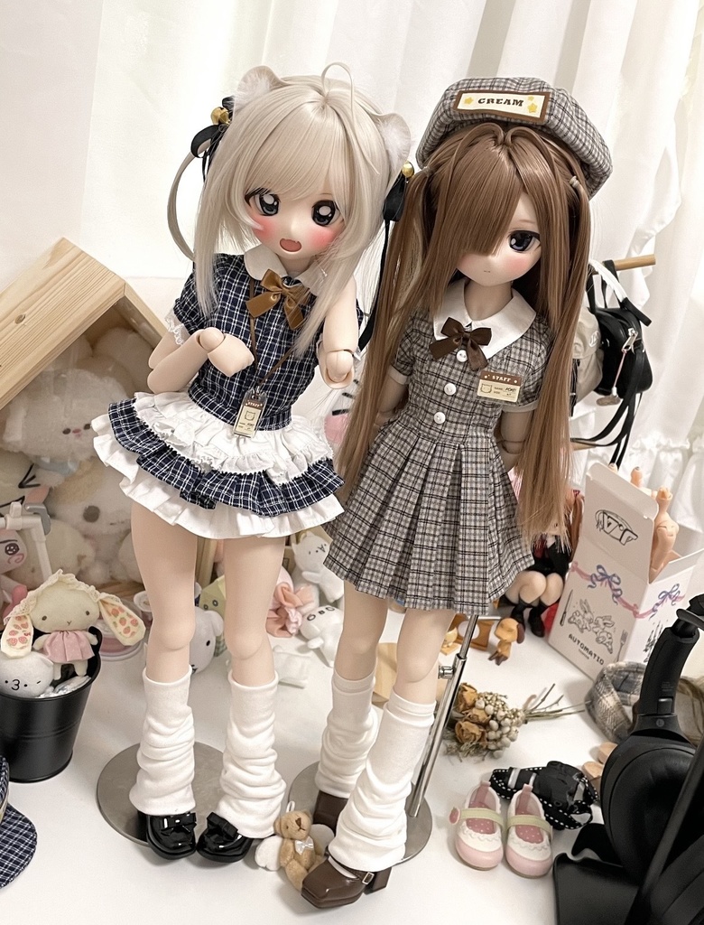 「受注」꒰栗クロワッサン🌰꒱「1/4・1/6・Azone・Ob22ドール服」