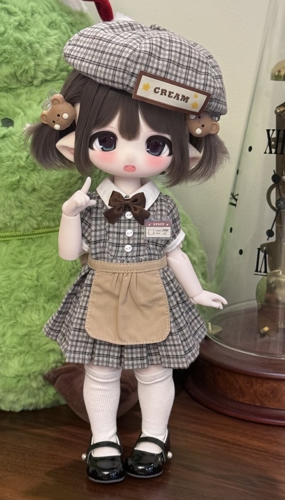 「受注」꒰栗クロワッサン🌰꒱「1/4・1/6・Azone・Ob22ドール服」