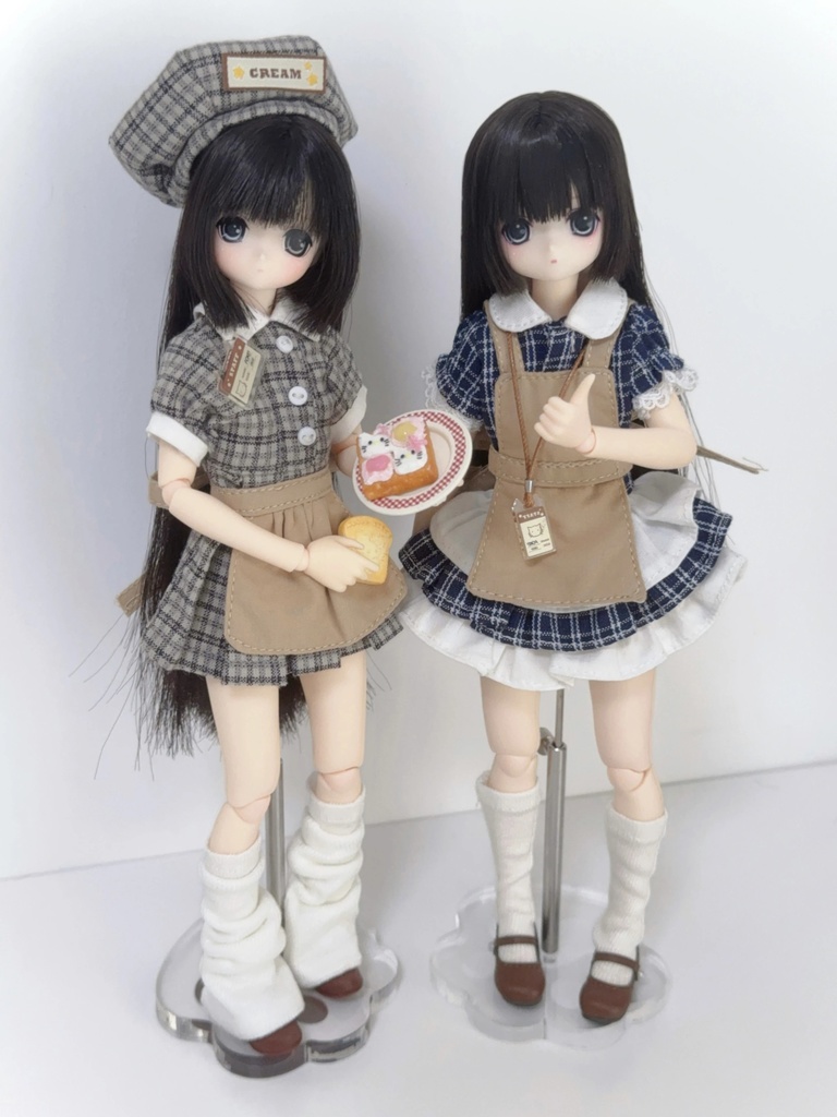 「受注」꒰栗クロワッサン🌰꒱「1/4・1/6・Azone・Ob22ドール服」