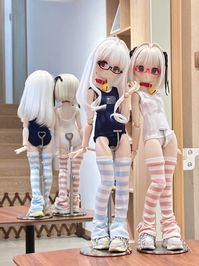 「受注」꒰天使うさぎ&悪魔ねこ꒱「1/4ドール服 MDD/OF」