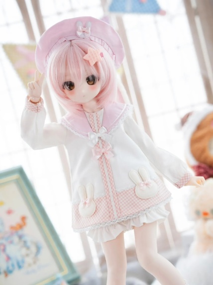 「受注」꒰うさうさようちえん꒱「1/4ドール服 MDD/OF」
