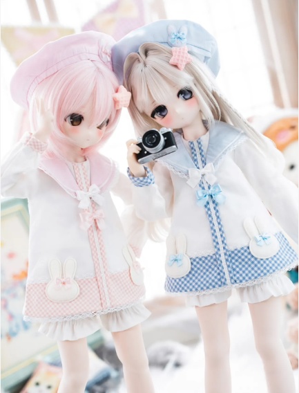 「受注」꒰うさうさようちえん꒱「1/4ドール服 MDD/OF」