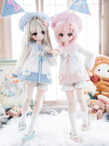 「受注」꒰うさうさようちえん꒱「1/4ドール服 MDD/OF」