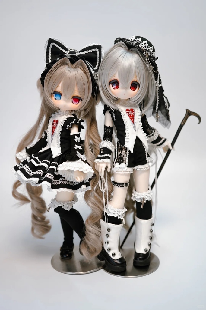 「受注」꒰ゴシックハートリズム꒱「1/6ドール · 1/4ドール服」