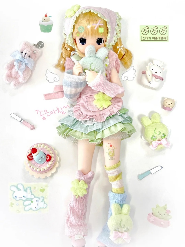 「受注」꒰ベリーパレット꒱「1/4・1/6ドール服 MDD, KUMAKO, AZONE/OF」