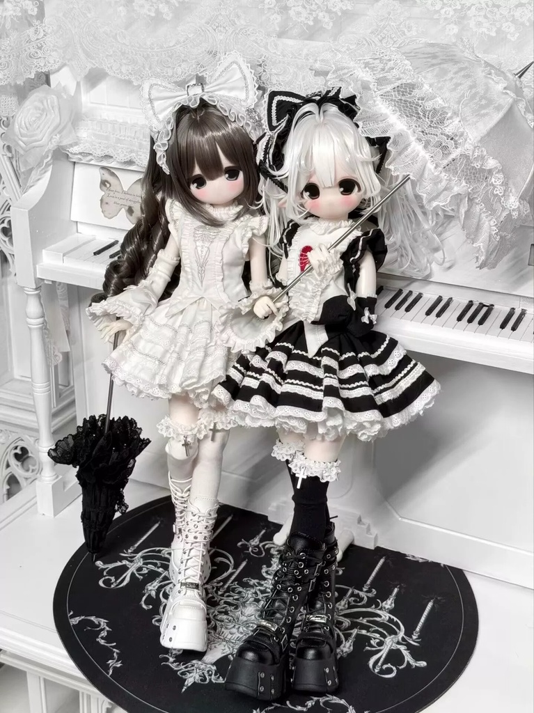 「受注」꒰ゴシックハートリズム꒱「1/6ドール · 1/4ドール服」
