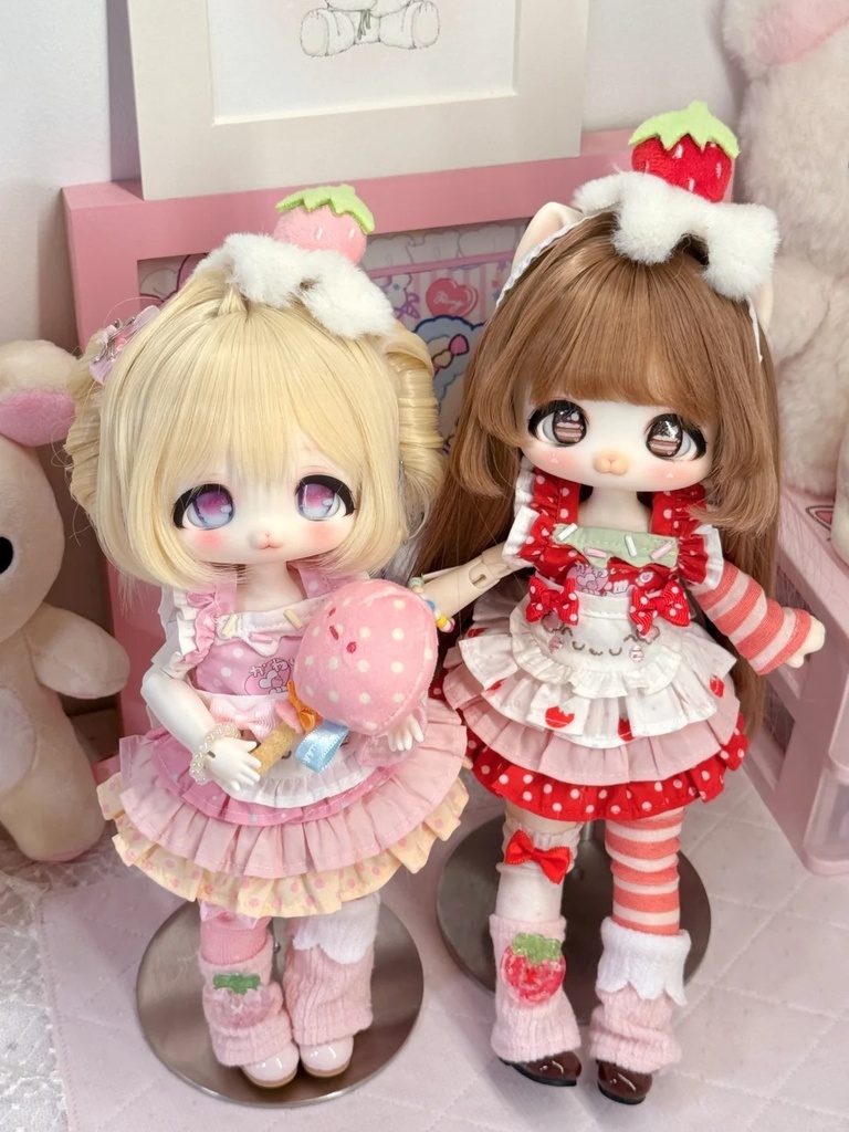 「受注」꒰ベリーパレット꒱「1/4・1/6ドール服 MDD, KUMAKO, AZONE/OF」
