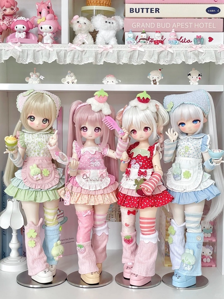 「受注」꒰ベリーパレット꒱「1/4・1/6ドール服 MDD, KUMAKO, AZONE/OF」