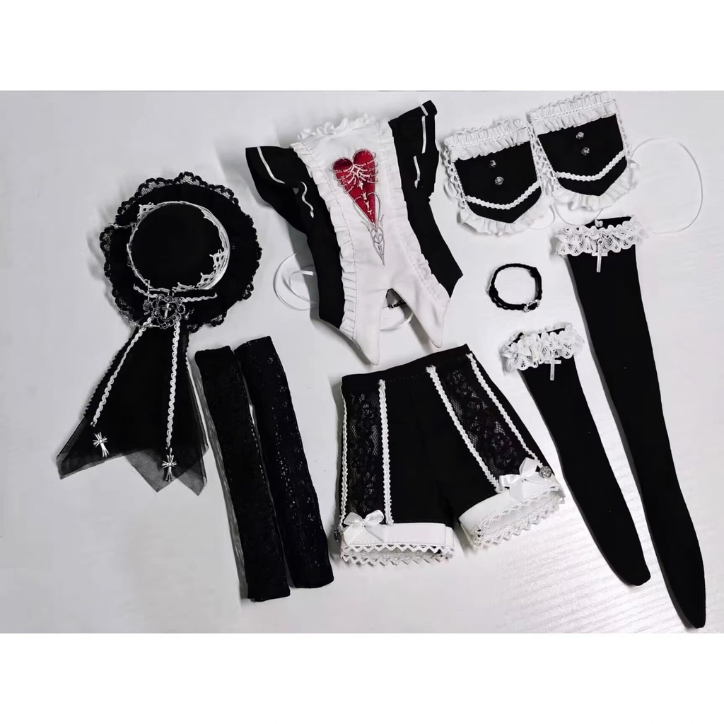 「受注」꒰ゴシックハートリズム꒱「1/6ドール · 1/4ドール服」