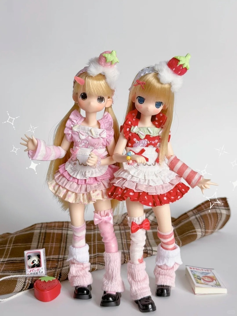 「受注」꒰ベリーパレット꒱「1/4・1/6ドール服 MDD, KUMAKO, AZONE/OF」
