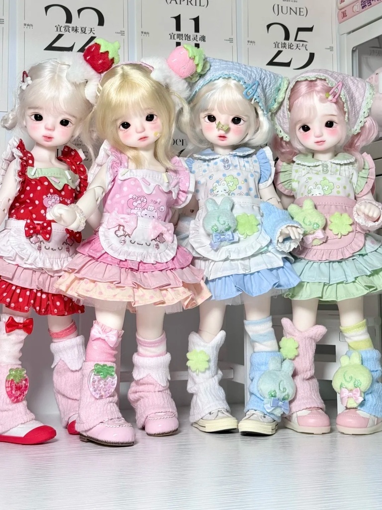 「受注」꒰ベリーパレット꒱「1/4・1/6ドール服 MDD, KUMAKO, AZONE/OF」