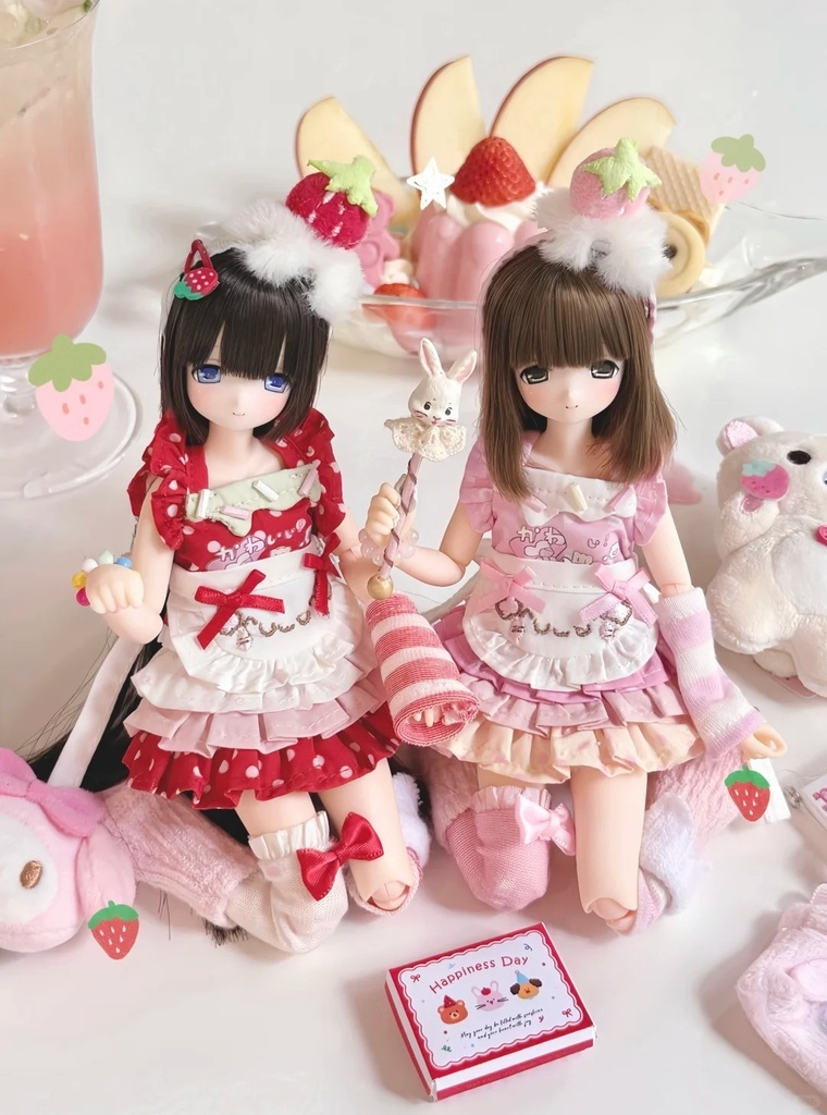 「受注」꒰ベリーパレット꒱「1/4・1/6ドール服 MDD, KUMAKO, AZONE/OF」