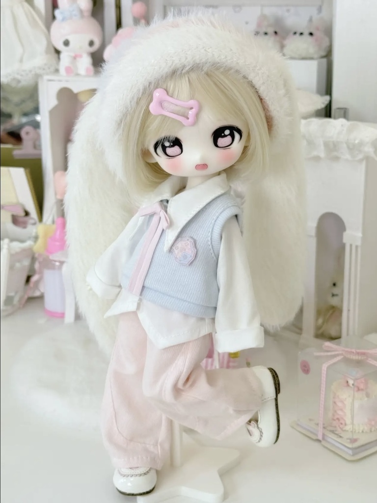 「受注」꒰バブルガム꒱「1/6・1/4ドール服」