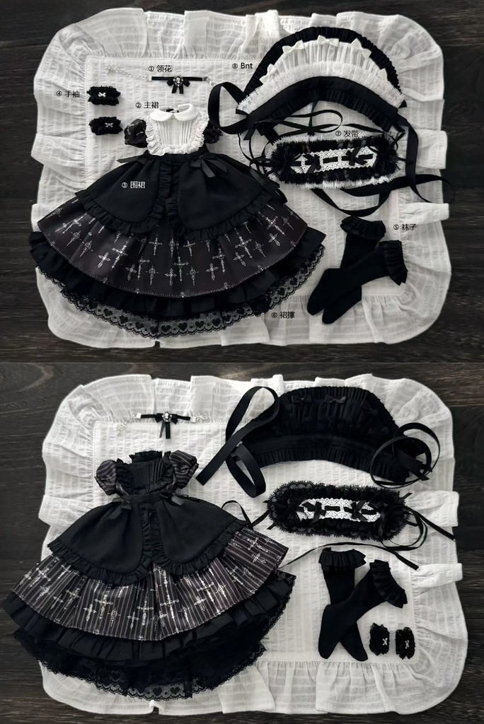 「受注」꒰人形姫꒱「1/4ドール服 MDD/OF」