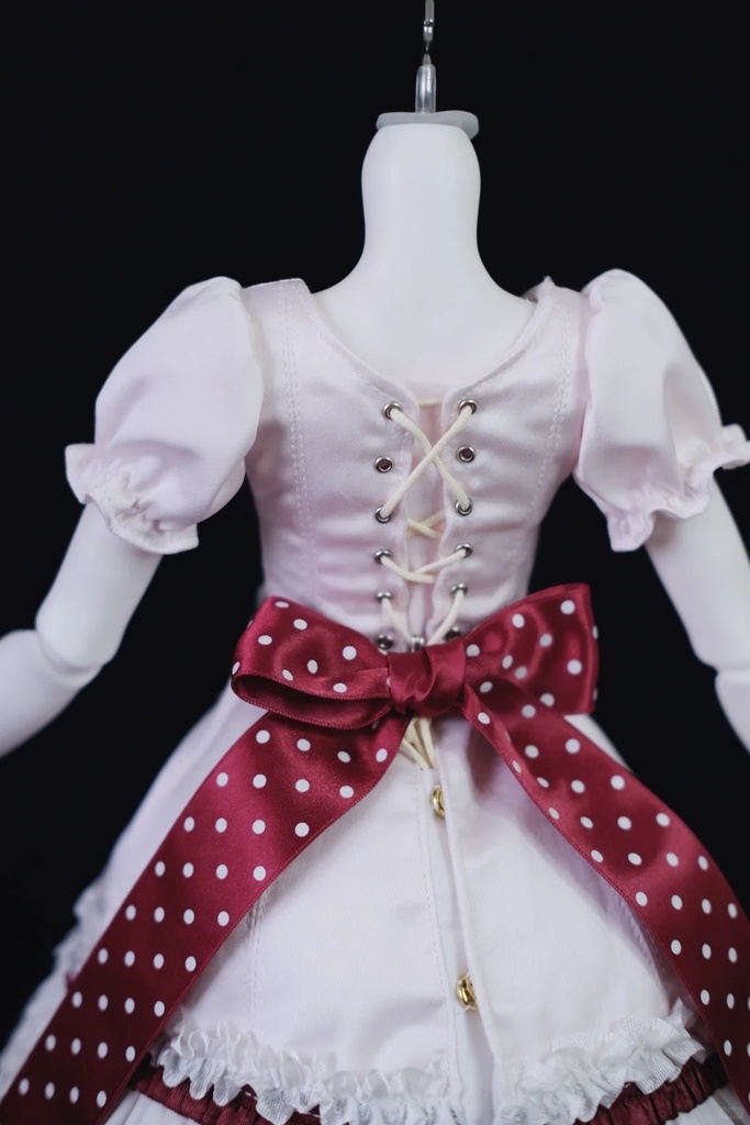 「受注」꒰いちごパフェ🍓꒱「1/6・1/4ドール服」