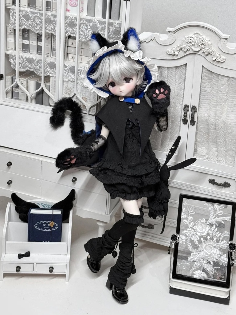 「受注」꒰猫耳姫のケープ꒱「1/4ドール/Azone」