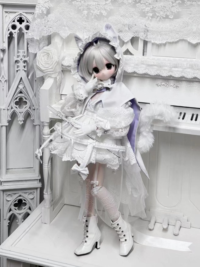 「受注」꒰猫耳姫のケープ꒱「1/4ドール/Azone」