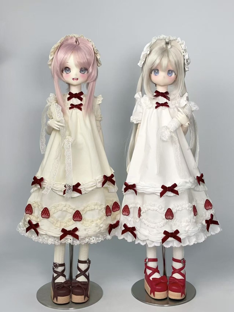 「受注」꒰いちごクリーム꒱「1/4ドール・1/6ドール服・Azone」