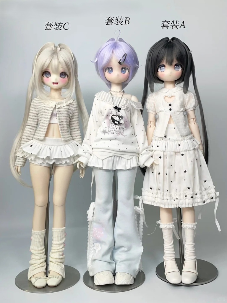【3日間限定受注】꒰乙女ごころ꒱「1/4ドール服 MDD, SDM, MSD/OF」