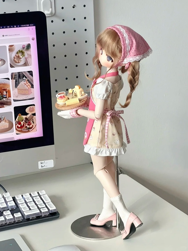 「受注」꒰ちいさなパティシエール🍰꒱「1/4ドール服 MDD, KUMAKO/OF」